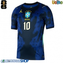 Maglie da calcio Brasile Vinicius Junior #10 Seconda Maglia Mondiali 2026  Manica Corta